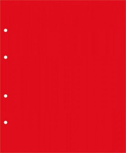 Lindner MU-Zwischenblätter rot MUZR (5er Pack) Neu