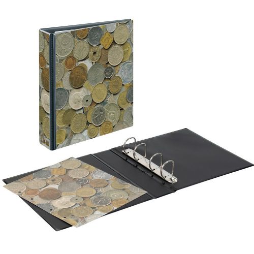 Lindner Ringbinder Publica M 3515R im Münzen-Design, leer Neu
