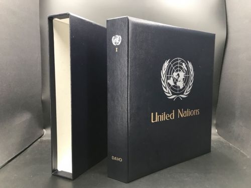 DAVO Vordrucke Uno Genf 1969-95 LUXUS im Binder mit Kassette gebraucht