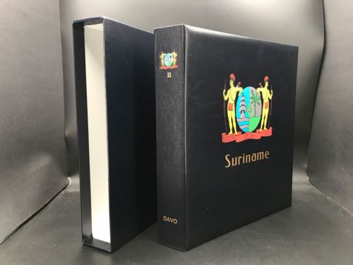 DAVO Vordrucke Surinam Rep. 1990-08 LUXUS im Binder mit Kassette neuwertig