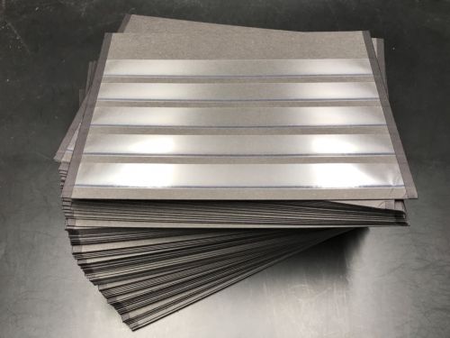 Hawid Steckkarten Schwarz mit 5 Streifen im A5-Format (100er Pack) Neu
