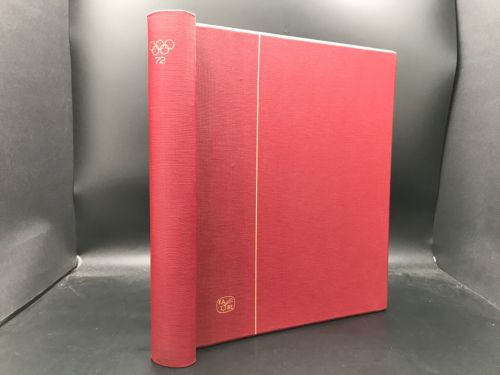 KABE ATLAS Klemmbinder o. Kassette Rot Olympia 1972 neuwertig