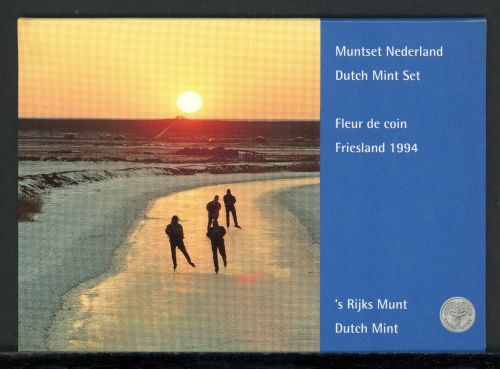 Niederlande 1994 KMS/ Kursmünzensatz im Folder ST
