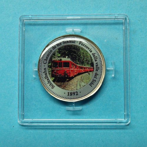 Medaille Schweizer Eisenbahnen Sihltalbahn, Kaltemaille-Technik