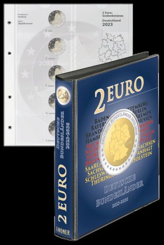 Lindner Vordruckalbum Karat Serie Deutsche Bundesländer 2023-2038 1114M Neu