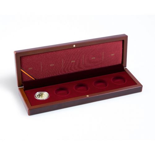 Leuchtturm Münzetui VOLTERRA für 5 dt. 50-Euro-Goldmünzen Handwerk 367365 Neu
