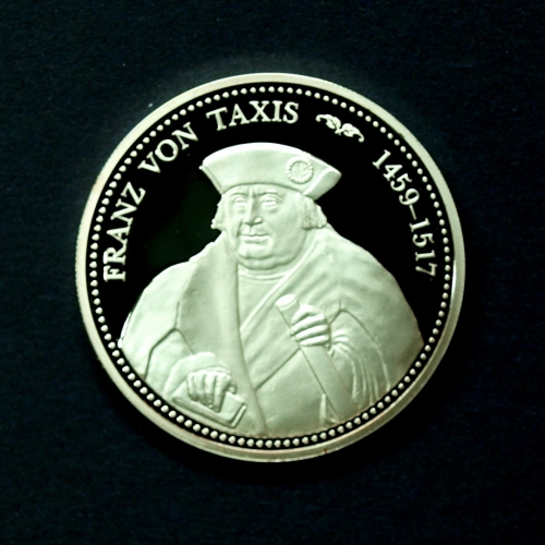 Medaille Thurn und Taxis Franz von Taxis, versilbert PP