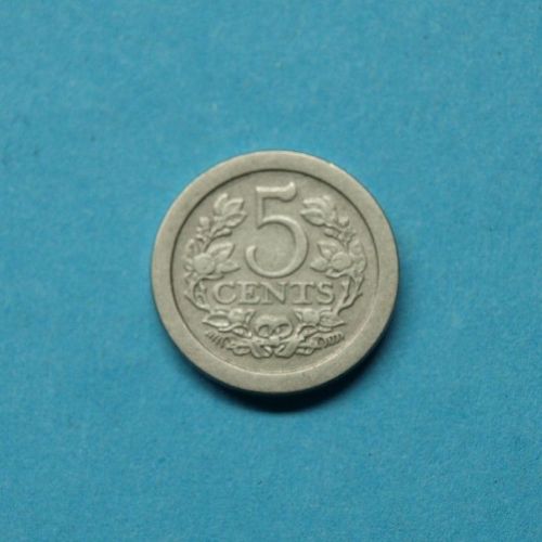 Niederlande 1908 5 Cent vz-st
