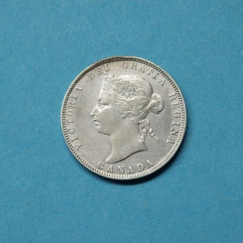 Kanada 1874 25 Cents Victoria, Erhaltung!