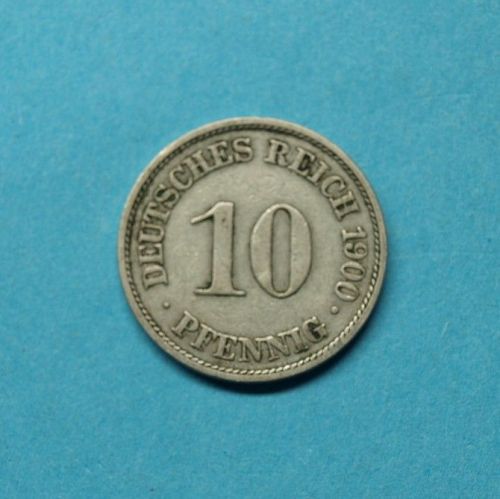 Deutsches Reich 1900 A 10 Pfennig großer Adler