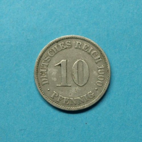 Deutsches Reich 1900 A 10 Pfennig großer Adler