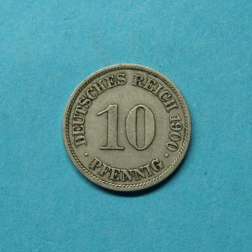 Deutsches Reich 1900 A 10 Pfennig großer Adler