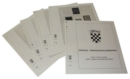 Lindner-T Kroatien Zwangszuschlagsmarken 1991-2008 Vordrucke 168ZA Neuware