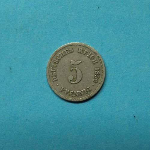 Deutsches Reich 1898 F 5 Pfennig großer Adler