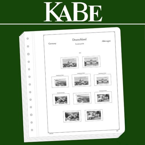 KABE Blankoblätter Bundesrep. Deutschland für selbstkl. ATM 5er Pack 361342 Neu
