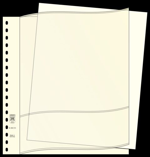 Lindner Beschriftungsblätter Weiß Format: 296 x 231 mm, 802017 (100er Pack) Neu