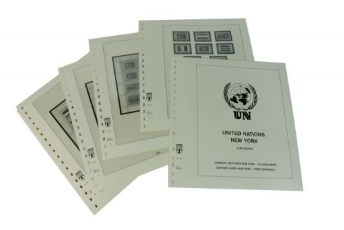 Lindner-T Uno New York Flaggenserie 1980-1989 Vordrucke 601 Neuware