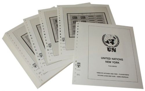 Lindner-T Uno New York Flaggenserie Kleinbogen 1980-1999 Vordrucke 600S Neuware