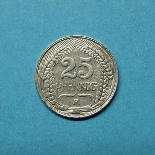Deutsches Reich 1912 A 25 Pfennig