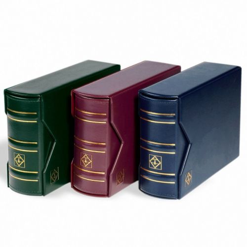 Leuchtturm Album-Set Blau für 100 große Briefe und FDC'S 315933 Neu