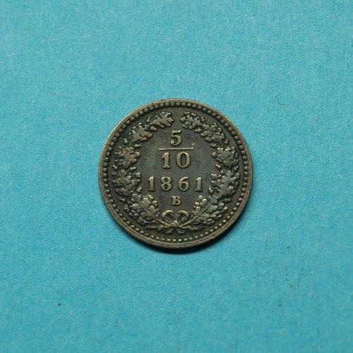 Österreich 1861 B 5/10 Kreuzer Franz Josef I.