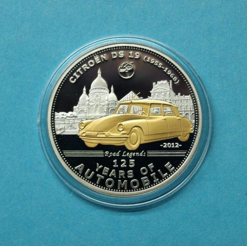 Palau 2012 5 Dollars Automobile Citroen DS 19 PP