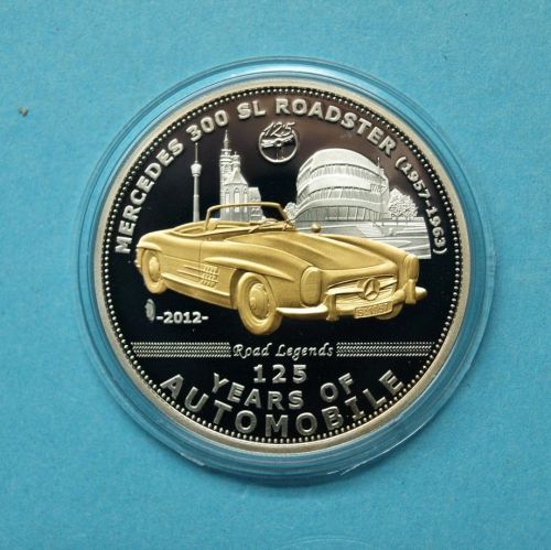 Palau 2012 5 Dollars Automobile Mercedes-Benz 300 SL Roadster PP