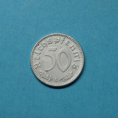Deutsches Reich 1943 A 50 Reichspfennig Aluminium