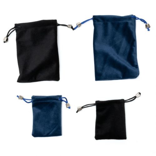 Leuchtturm Velour-Münzbeutel L, blau 368612 Neu