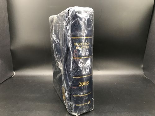 Deutsche Post Ersttagsblatt-Album "2008" mit Schuber, dunkelblau neuwertig