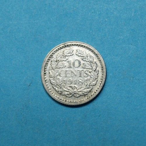 Niederlande 1918 10 Cents Wilhelmina