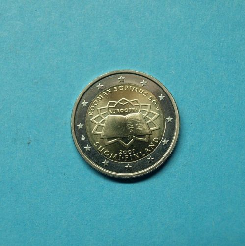 Finnland 2007 2 Euro Römische Verträge unzirkuliert