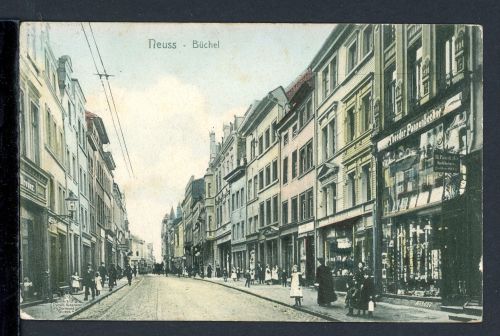 AK Neuss um 1910 Büchel mit Theodor Pannebecker, Elise Schnitzler