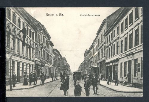 AK Neuss 1915 Krefelderstraße