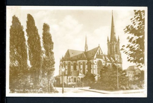 AK Neuss um 1940 Marienkirche