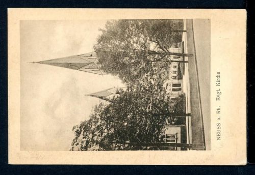 AK Neuss um 1940 evangelische Kirche