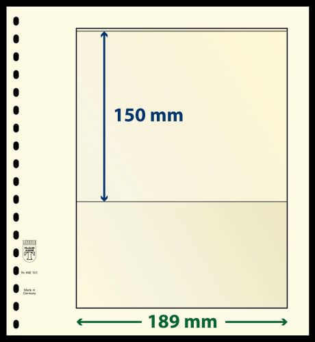 Lindner T - Blanko Blätter 802101P (10er Packung) Neu