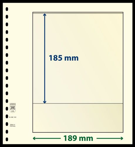 Lindner T - Blanko Blätter 802103P (10er Packung) Neu