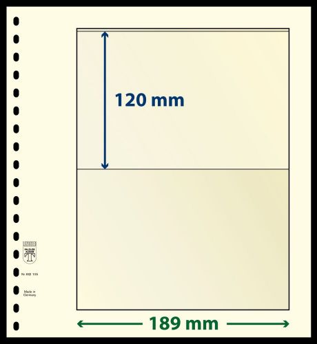 Lindner T - Blanko Blätter 802105P (10er Packung) Neu