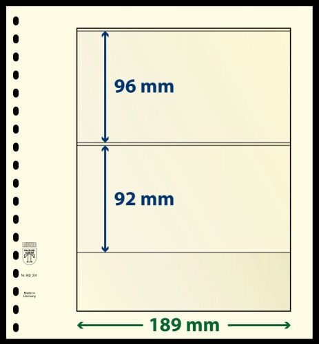 Lindner T - Blanko Blätter 802201P (10er Packung) Neu
