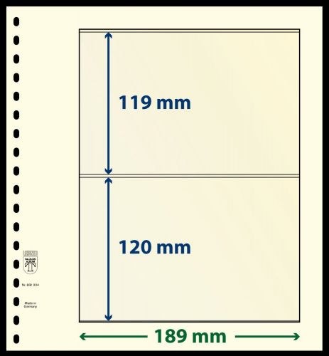 Lindner T - Blanko Blätter 802204P (10er Packung) Neu
