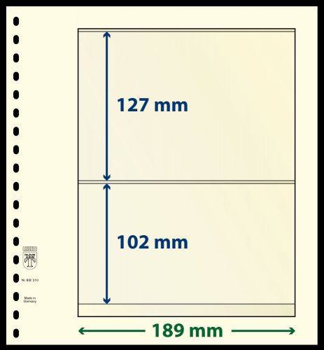 Lindner T - Blanko Blätter 802210P (10er Packung) Neu