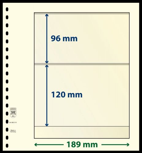 Lindner T - Blanko Blätter 802211P (10er Packung) Neu