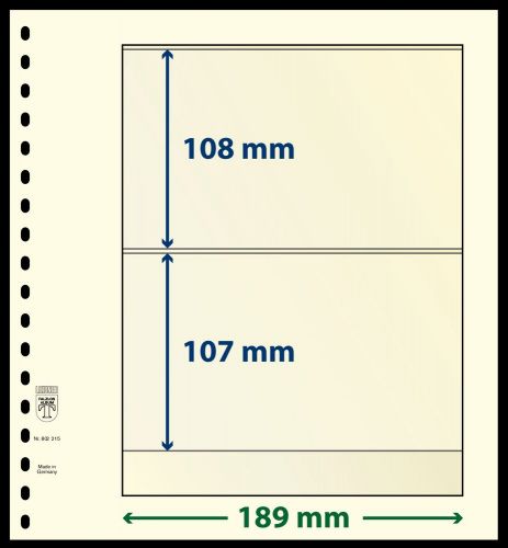 Lindner T - Blanko Blätter 802215P (10er Packung) Neu