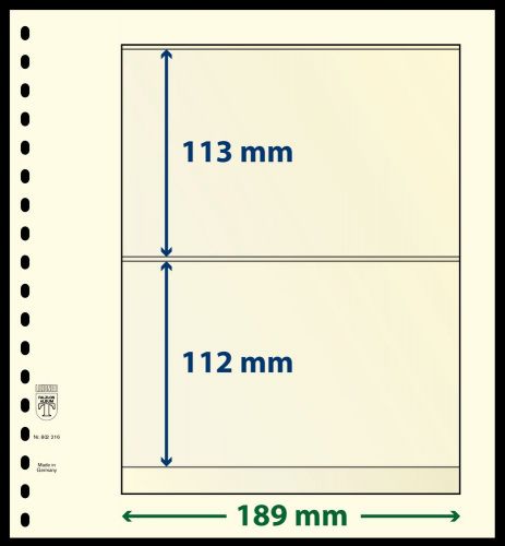 Lindner T - Blanko Blätter 802216P (10er Packung) Neu
