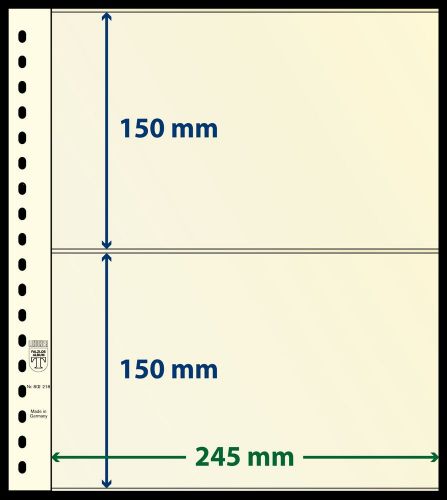 Lindner T - Blanko Blätter 802218P (10er Packung) Neu