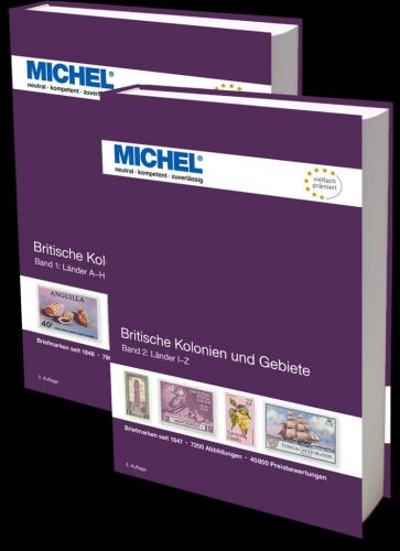 Michel Katalog Britische Kolonien und Gebiete in 2 Bänden 6019 Neu