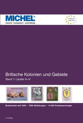 Michel Katalog Britische Kolonien und Gebiete Band 1: A-H 6019-1 Neu