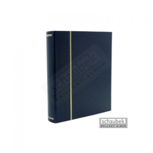 Schaubek Ringbinder Blau Attaché mit 16 Donau-Einsteckblättern eb110 Neu