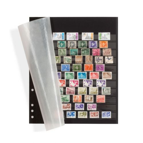 Leuchtturm Einsteckblätter OMEGA mit 11 Klarsichtstreifen (5er Pack) 346723 Neu